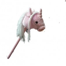 Hobby Horse with Sounds - Unicorn - Pink